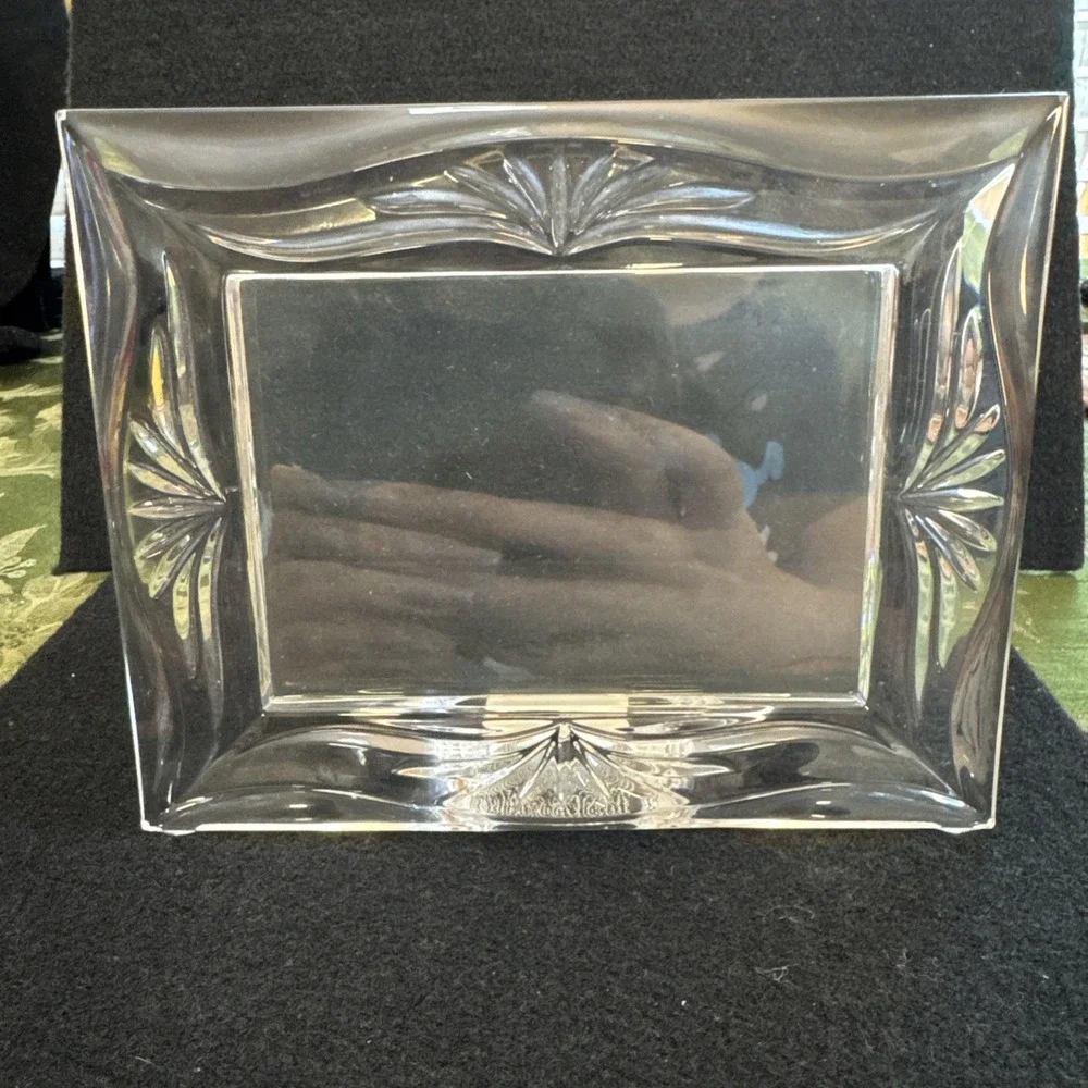 Marquis by Waterford Roselle Crystal Picture Frame 5 x 3.5